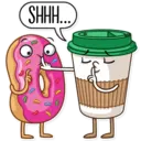 Donut and coffee 1 19