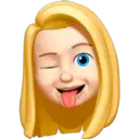 Blonde girl memoji 2 6