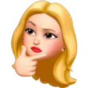 Blonde girl memoji 2 30