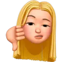 Blonde girl memoji 2 10