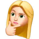 Blonde girl memoji 2 25