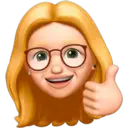 Blonde girl memoji 2 1