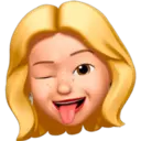 Blonde girl memoji 2 5
