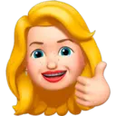 Blonde girl memoji 2 12