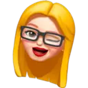 Blonde girl memoji 2 24