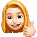 Blonde girl memoji 2 11