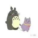 Cat and Totoro 1