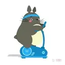 Cat and Totoro 2
