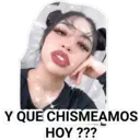 Y QUE CHISMEAMOS
HOY ???
BU