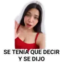 SE TENIA QUE DECIR
Y SE DIJO