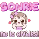 SONRIE
Lorena
no lo olvides!