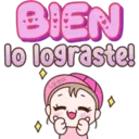 BIEN
lo lograste!
□
Lorena