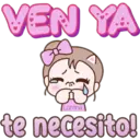 VEN YA
a
Lorena
te necesito!