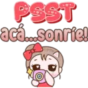 PSST
acá...sonrie!
Lorena
