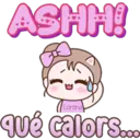 ASHH!
Lorena
qué calors...