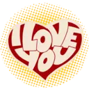 Stickers love you 15