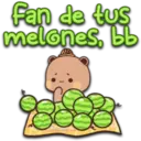 Fan de tus melones, bb Persy