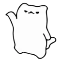 Gatito blanco mov 17