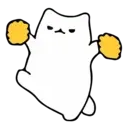 Gatito blanco mov 12