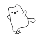 Gatito blanco mov 16