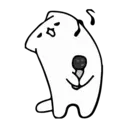 Gatito blanco mov 19