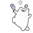 Gatito blanco mov 9