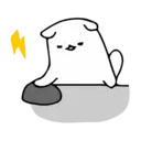 Gatito blanco mov 1