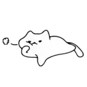 Gatito blanco mov 10