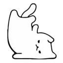 Gatito blanco mov 5