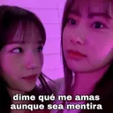 dime qué me amas
aunque sea mentira