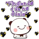 *Fingiendo
que ho
duelew
Persy
