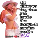 Me
dijiste yo
te quiero
yla
noche
fue
testiga de
nuestra
pasión
Christian