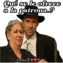 Qué se le ofrece
a la patrona.?
Christian