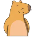 1) J