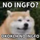 NO INGFO? OKOKLH NO INGFO
