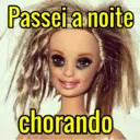 Passei a noite chorando