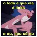 o foda é que ela é linda e eu, sou só eu
