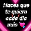 Haces que te quiera cada dia más