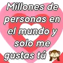 Millones de personas en el mundo y solo me gustas tú
