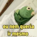 eu nem queria ir mesmo