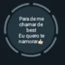 Para de me chamar de best Eu quero te namorar