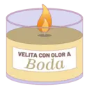 VELITA CON OLOR A
Boda