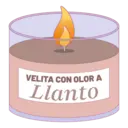 VELITA CON OLOR A
Llanto
