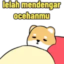 lelah mendengar ocehanmu