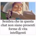 Sembra che in questa
chat non siano presenti
forme di vita
intelligenti