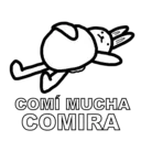 COMÍ MUCHA COMIRA