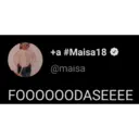 +a #Maisa18 @maisa FOOOOOODASEEEE