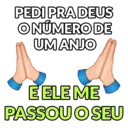 PEDI PRA DEUS O NÚMERO DE UM ANJO E ELE ME PASSOU O SEU