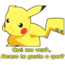 Chach Qué me vez?.. Acaso te guste o que?
