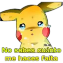 No sabes cuánto me haces Falta